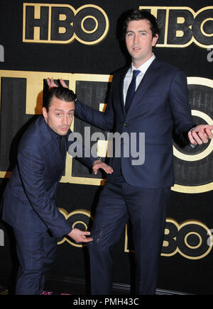 WEST Hollywood, CA - 17. SEPTEMBER: (L-R) Darsteller Kieran Culkin und Nicholas Braun besuchen HBO Offizielle 2018 Emmy nach Partei am 17. September 2018 bei Pacific Design Center in West Hollywood, Kalifornien. Foto von Barry King/Alamy leben Nachrichten Stockfoto