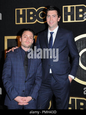 WEST Hollywood, CA - 17. SEPTEMBER: (L-R) Darsteller Kieran Culkin und Nicholas Braun besuchen HBO Offizielle 2018 Emmy nach Partei am 17. September 2018 bei Pacific Design Center in West Hollywood, Kalifornien. Foto von Barry King/Alamy leben Nachrichten Stockfoto