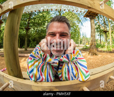 Wendover Woods, UK. 18. September 2018. Peter Pan Pantomime Pressevorstellung Credit: Gary Mitchell, GMP-Media/Alamy leben Nachrichten Stockfoto