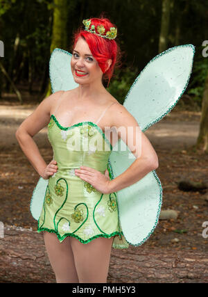 Wendover Woods, UK. 18. September 2018. Peter Pan Pantomime Pressevorstellung Credit: Gary Mitchell, GMP-Media/Alamy leben Nachrichten Stockfoto