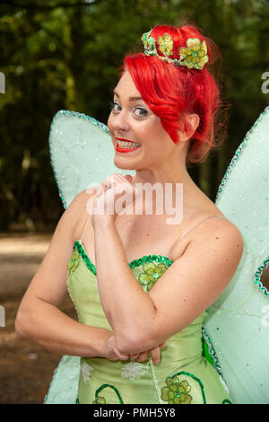 Wendover Woods, UK. 18. September 2018. Peter Pan Pantomime Pressevorstellung Credit: Gary Mitchell, GMP-Media/Alamy leben Nachrichten Stockfoto