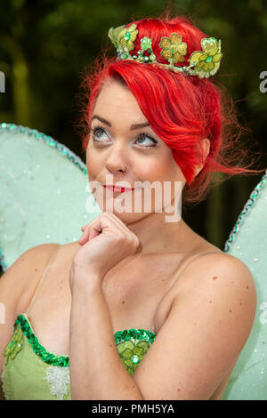 Wendover Woods, UK. 18. September 2018. Peter Pan Pantomime Pressevorstellung Credit: Gary Mitchell, GMP-Media/Alamy leben Nachrichten Stockfoto