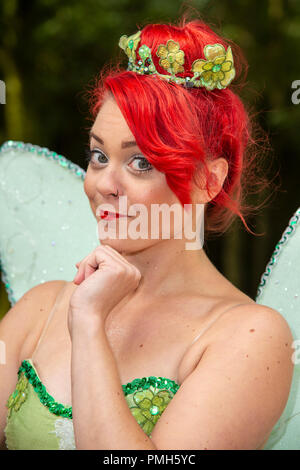 Wendover Woods, UK. 18. September 2018. Peter Pan Pantomime Pressevorstellung Credit: Gary Mitchell, GMP-Media/Alamy leben Nachrichten Stockfoto