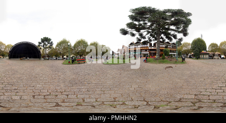 360 Grad Panorama Ansicht von Praça de São Benedito