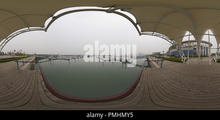 360 Grad Panorama Ansicht von Stadt Rizhao Scenic World Fangemeinde Spiel-3