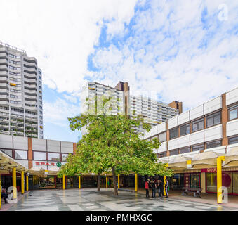 Wien, Wien: Wohnpark Alt Erlaa Wohnanlage, Hochhaus, Gebäude, 23. Liesing, Wien, Österreich Stockfoto