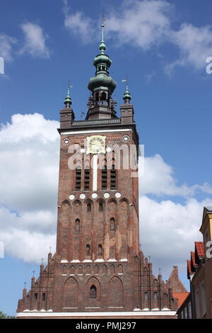 St Catherines Kirche in Danzig, Polen Stockfoto