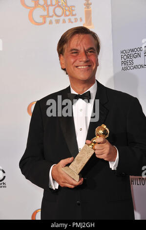 Aaron Sorkin am 68. Golden Globe Awards im Beverly Hilton Hotel. Januar 16, 2011 Beverly Hills, CA Foto von GFS/PictureLux Datei Referenz # 30825 192 Nur für den redaktionellen Gebrauch - Alle Rechte vorbehalten Stockfoto