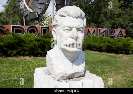 Stalin im Muzeum Park von Moskau, Russland Stockfoto