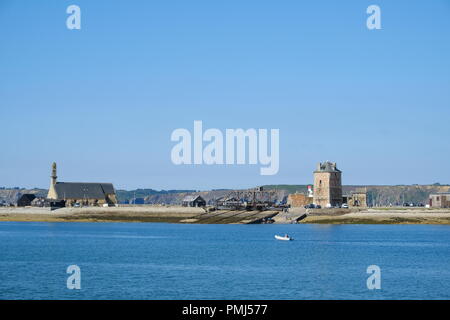 Die Vauban Turm, Camaret-sur-Mer, Finistère, Bretagne, Frankreich Stockfoto