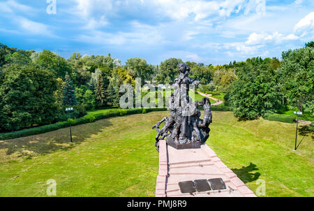 Denkmal für die Opfer des Nazismus in Babi Yar. Kiew, Ukraine Stockfoto
