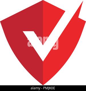 Schild Symbol logo template Vector Illustration Design Stock Vektor