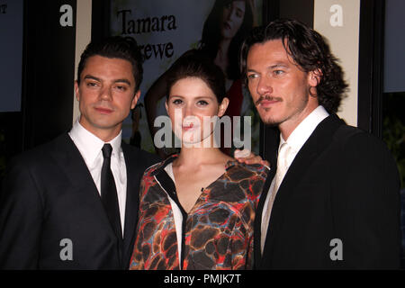 Dominic Cooper, Gemma Arterton, Luke Evans 09/30/10 "Tamara Drewe" Screening @ Pacific Design Center, West Hollywood Foto von Megumi Torii/HNW/PictureLux Datei Referenz # 30498 024 PLX nur für redaktionelle Verwendung - Alle Rechte vorbehalten Stockfoto