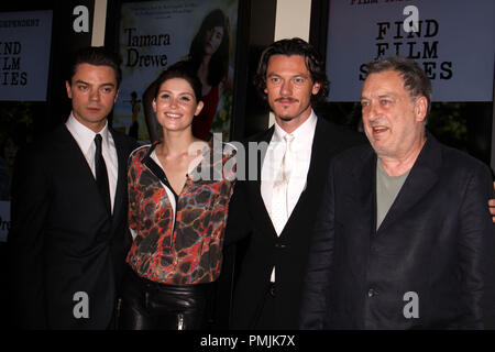 Dominic Cooper, Gemma Arterton, Luke Evans 09/30/10 "Tamara Drewe" Screening @ Pacific Design Center, West Hollywood Foto von Megumi Torii/HNW/PictureLux Datei Referenz # 30498 025 PLX nur für redaktionelle Verwendung - Alle Rechte vorbehalten Stockfoto