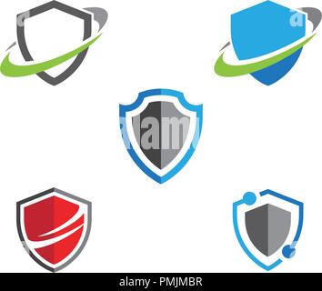 Schild Symbol logo template Vector Illustration Design