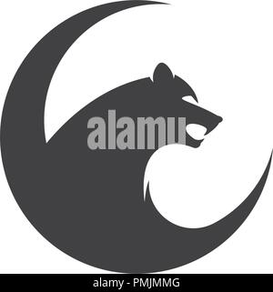 Puma Logo Design Vector Illustration Design Template Stock Vektor