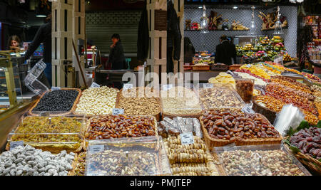 Der Markt La Boqueria Stockfoto