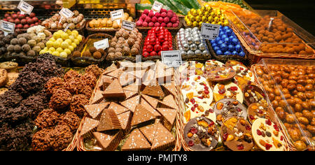 Der Markt La Boqueria Stockfoto