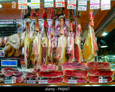 Der Markt La Boqueria Stockfoto