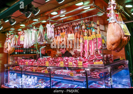 Der Markt La Boqueria Stockfoto