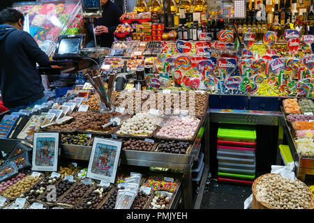 Der Markt La Boqueria Stockfoto