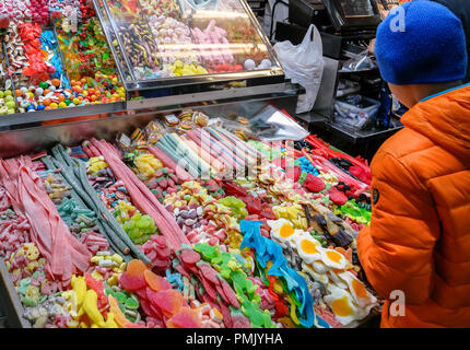 Der Markt La Boqueria Stockfoto