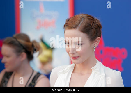 Emily Blunt bei der Premiere von Touchstone Pictures' "Gnomeo und Julia". Ankunft am El Capitan Theatre in Hollywood, CA, 23. Januar 2011 statt. Foto von Joe Martinez/PictureLux Stockfoto