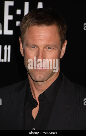 Aaron Eckhart 03/08/2011 "Battle: Los Angeles' Premiere @ Regency Dorf Theater, Westwood Foto von Megumi Torii/www.HollywoodNewsWire.net/PictureLux Stockfoto