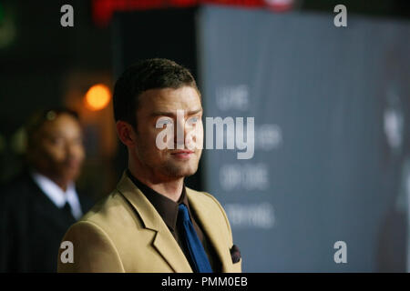 Justin Timberlake bei der Premiere von Regency's 'In Time'. Ankünfte am Regency Dorf Theater in Westwood, CA, 20. Oktober 2011 abgehalten. Foto von Joe Martinez/PictureLux Stockfoto