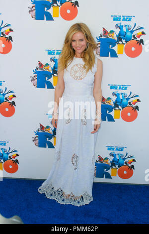 Leslie Mann bei der Premiere von Twentieth Century Fox "Rio". Ankünfte am Grauman's Chinese Theater in Hollywood, CA, 10. April 2011 abgehalten. Foto von Joe Martinez/PictureLux Stockfoto