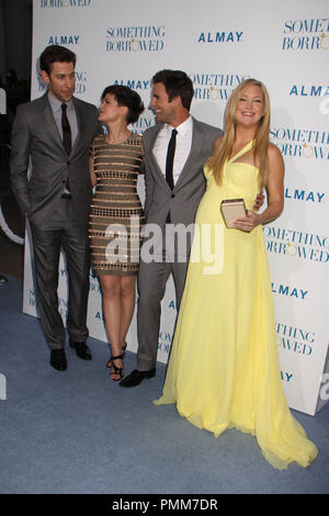 John Krasinski, Ginnifer Goodwin, Colin Egglesfield, Kate Hudson 05/03/2011 ausgeliehen "Etwas" Premiere @ Grauman's Chinese Theater, Hollywood Foto von Megumi Torii/www.HollywoodNewsWire.net/ PictureLux Stockfoto