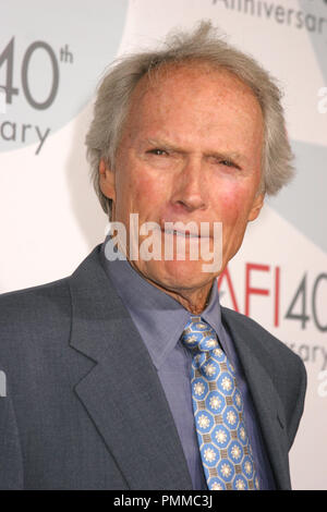 Clint Eastwood 10/03/2007 "40. Jahrestag des AFI @ ArcLight Kinos. Hollywood Foto von Ima Kuroda/HNW/PictureLux Datei Referenz # 31250 015 HNW nur für redaktionelle Verwendung - Alle Rechte vorbehalten Stockfoto