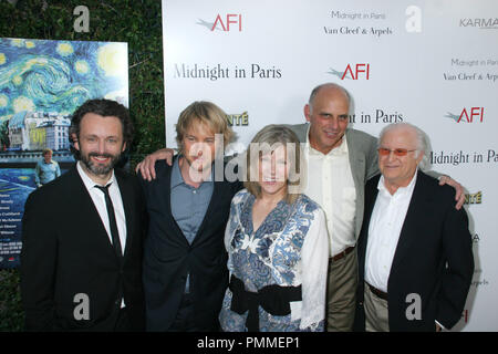 Michael Sheen, Owen Wilson, Mimi Kennedy, Kurt Fuller, Stephen Tenenbaum 05/18/11 "Midnight in Paris" Premiere @ Die Akademie Samuel Goldwyn Theater, Beverly Hills Foto von Ima Kuroda/www.HollywoodNewsWire.net/ PictureLux Stockfoto