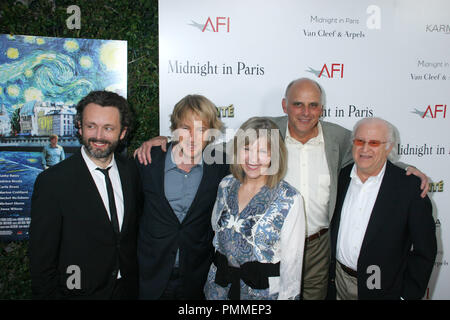 Michael Sheen, Owen Wilson, Mimi Kennedy, Kurt Fuller, Stephen Tenenbaum 05/18/11 "Midnight in Paris" Premiere @ Die Akademie Samuel Goldwyn Theater, Beverly Hills Foto von Ima Kuroda/www.HollywoodNewsWire.net/ PictureLux Stockfoto