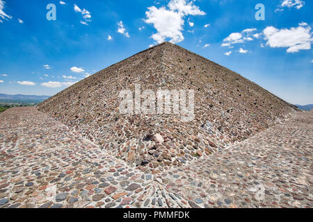 Wahrzeichen Teotihuacan Pyramiden in der nähe von Mexico City entfernt Stockfoto