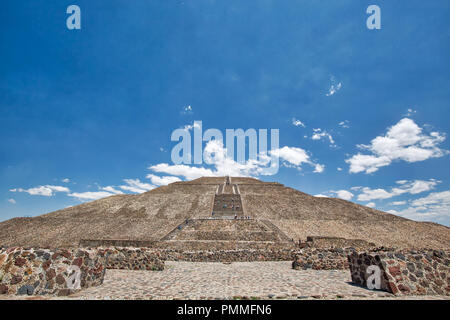 Wahrzeichen Teotihuacan Pyramiden in der nähe von Mexico City entfernt Stockfoto