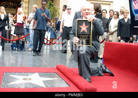 08/24/03 Anthony Hopkins geehrt mit einem Stern auf dem Hollywood Walk of Fame @ Hollywood Blvd., Hollywood Foto von kazumi Nakamoto/HollywoodNewsWire.net/ Picturelux Datei Referenz # 31120 010 HNW nur für redaktionelle Verwendung - Alle Rechte vorbehalten Stockfoto