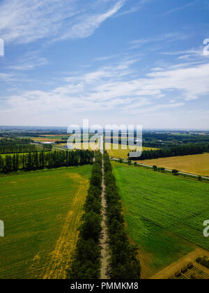 Antenne Phography von Hokkaido, Japan Stockfoto