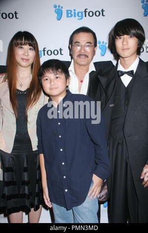 Juri Manase, Gorton Chiba, Sonny Chiba, Mckenyu Chiba 10/01/2011, ingafest Asian Film Festival' an Bigfoot Crest Theatre, Los Angeles, CA, Foto von Izumi Hasegawa/HollywoodNewsWire.net/ PictureLux Stockfoto