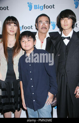 Juri Manase, Gorton Chiba, Sonny Chiba, Mckenyu Chiba 10/01/2011, ingafest Asian Film Festival' an Bigfoot Crest Theatre, Los Angeles, CA, Foto von Izumi Hasegawa/HollywoodNewsWire.net/ PictureLux Stockfoto