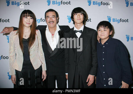Juri Manase, Sonny Chiba, McKenyu Chiba, Gorton Chiba 10/01/2011, ingafest Asian Film Festival' an Bigfoot Crest Theatre, Los Angeles, CA, Foto von Izumi Hasegawa/HollywoodNewsWire.net/ PictureLux Stockfoto