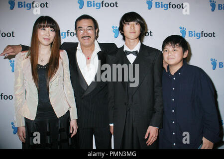 Juri Manase, Sonny Chiba, McKenyu Chiba, Gorton Chiba 10/01/2011, ingafest Asian Film Festival' an Bigfoot Crest Theatre, Los Angeles, CA, Foto von Izumi Hasegawa/HollywoodNewsWire.net/ PictureLux Stockfoto