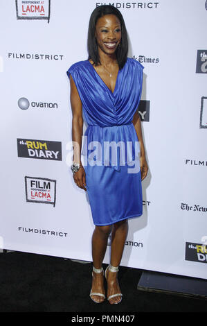 Karimah Westbrook bei der Weltpremiere von "The Rum Diary" für den Film unabhängig LACMA Serie at LACMA in Los Angeles, CA am Donnerstag, 13. Oktober 2011 abgehalten. Foto von Pedro Ulayan/PRPP/PictureLux Stockfoto