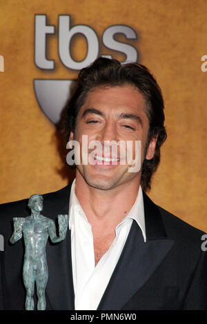 Javier Bardem 01/27/2008 "der 14. jährlichen Screen Actors Guild Awards' @ Shrine Auditorium, Los Angeles Foto von Megan Buch/HNW/PictureLux Datei Referenz # 31246 017 HNW nur für redaktionelle Verwendung - Alle Rechte vorbehalten Stockfoto