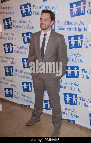 Jake Johnson 03/01/2012 "Die Allianz für die Rechte der Kinder' Abendessen im Beverly Hilton Hotel in Beverly Hills, CA Foto von Yoko Maegawa/HollywoodNewsWire.net/PictureLux gehalten Stockfoto