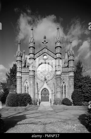 Bigelow Kapelle, Mount Auburn Cemetery. Stockfoto