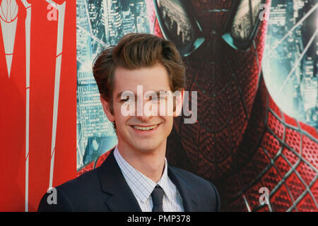 Andrew Garfield bei der Premiere von Columbia Pictures/Marvel "The Amazing Spider-Man". Ankünfte am Regency Dorf Theater in Westwood, CA, 28. Juni 2012 statt. Foto von Joe Martinez/PictureLux Stockfoto