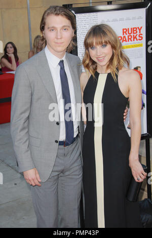 Paul Dano, Zoe Kazan 07/19/2012 'Ruby Funken' Premiere auf Lloyd E. Rigler Theater an der Ägyptischen in Hollywood, CA Foto von Izumi Hasegawa/HollywoodNewsWire.net/PictureLux Stockfoto