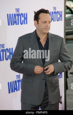 Vince Vaughn bei der Premiere von Twentieth Century Fox's "Watch". Ankünfte am Grauman's Chinese Theater in Hollywood, CA, 23. Juli 2012 statt. Foto von Joe Martinez/PictureLux Stockfoto