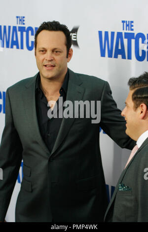 Vince Vaughn bei der Premiere von Twentieth Century Fox's "Watch". Ankünfte am Grauman's Chinese Theater in Hollywood, CA, 23. Juli 2012 statt. Foto von Joe Martinez/PictureLux Stockfoto